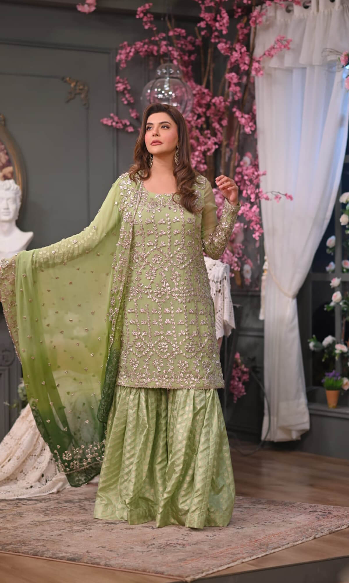 Gota Work Dress in Karachi | YNida by Nida Yasir