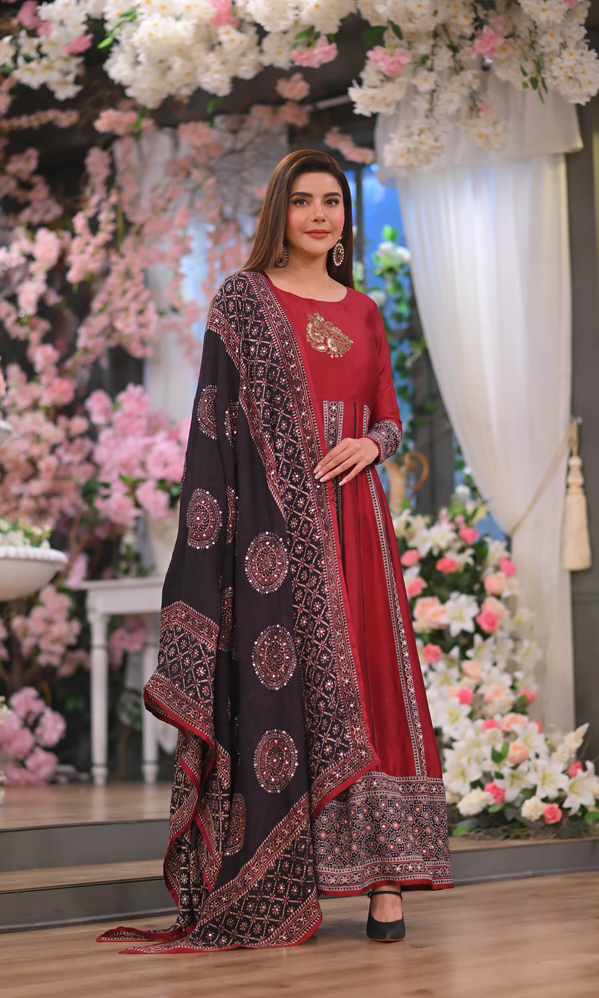 Block Print Dress in Karachi | YNida by Nida Yasir