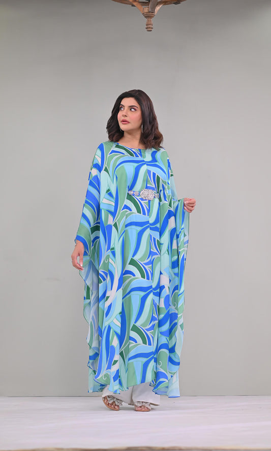 silk kaftan